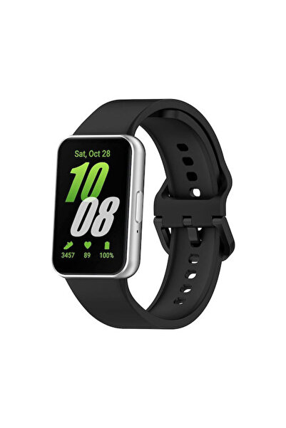 Techsuit Λουράκι Σιλικόνης Μαύρο Galaxy Fit3