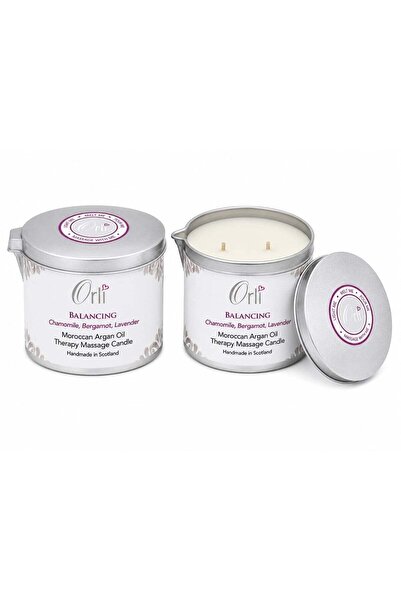 Orli BALANCING Therapy Massage Candle 160g - Moroccan Argan Oil, Chamomile, B...