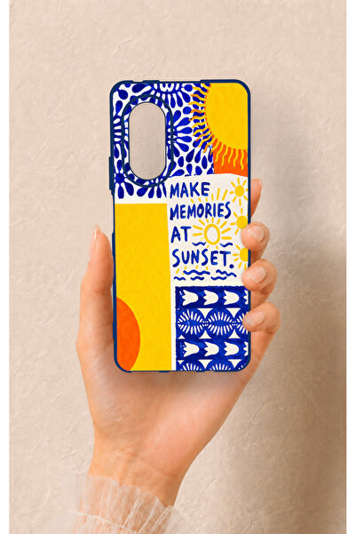 Vip Case Huawei Nova 9Se Uyumlu Sunset Desenli Silikon Kılıf