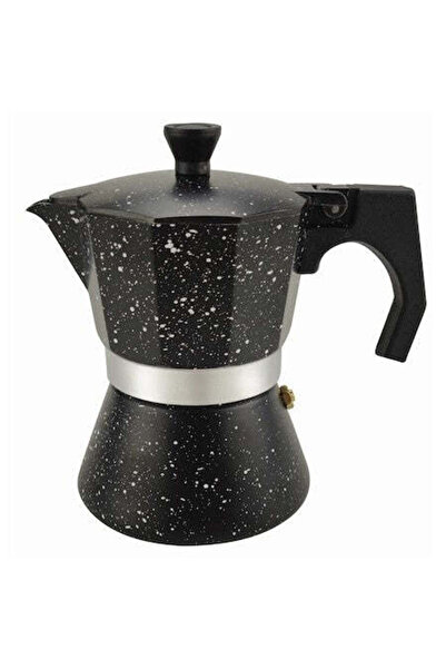 Bohmann aluminum stovetop espresso maker, 3 cups, Aluminum, bakelite handle, ...