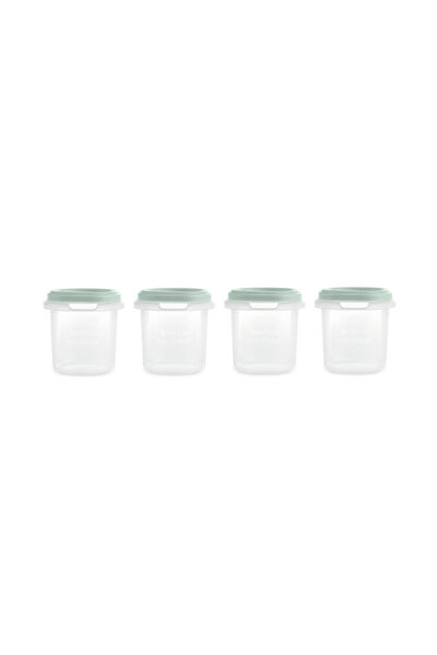 Miniland Recipiente alimentare sigilate ermetic Dolce 4x200 ml mentă