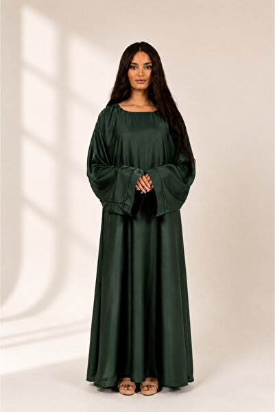 Ophelia Satin Basic Abaya – Elegant Everyday Modest Wear