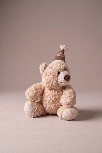 Mofy Baby Hapy Birthday Doğum Günü Temalı Peluş Ayıcık 25 cm