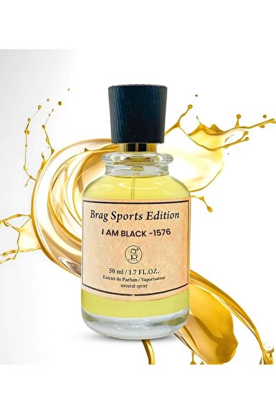 B BRAG Brag Sport Edition I AM BLACK-1576 1.7 OZ | Extrait De Parfum for Men ...