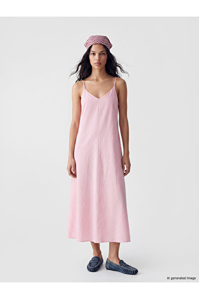 LC Waikiki Original V-Neck Rope Strap Dress