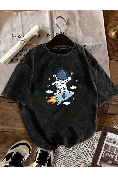 Prekarya design Unisex Oversize Vintage Washed Street Style Street Fashion Co...