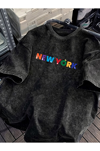 Prekarya design Unisex Oversize Vintage Washed Street Style Street Fashion Co...