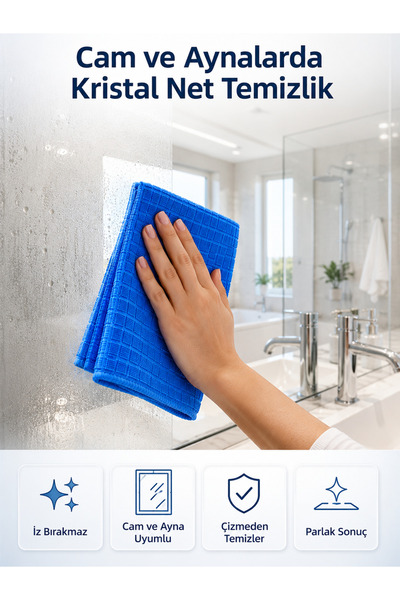 Lisinya Microfiber Cleaning Cloth, Non-Marking and Stain-Free, Multi-Purpose ...
