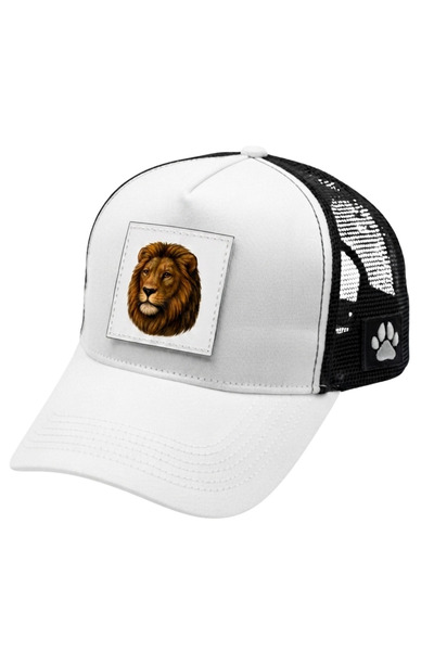 All animals Lion Patch Detailed Mesh Trucker Baseball Cap