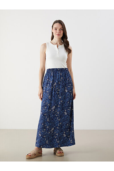LC Waikiki Original Elastic Waist Floral Skirt