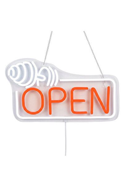 OEM Semn LED Neon Decorativ pentru Sală de Sport, cu mesaj „Deschis”, Economi...