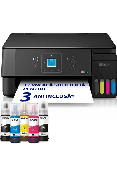 EPSON EcoTank L3360 Multifunction Inkjet CISS Printer, Color, A4, Wi-Fi