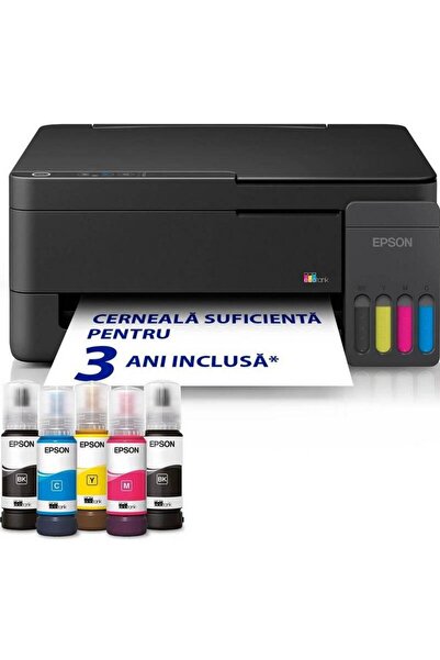 EPSON EcoTank L3310 Multifuncțional cu jet de cerneală CISS Color A4 6 ppm USB