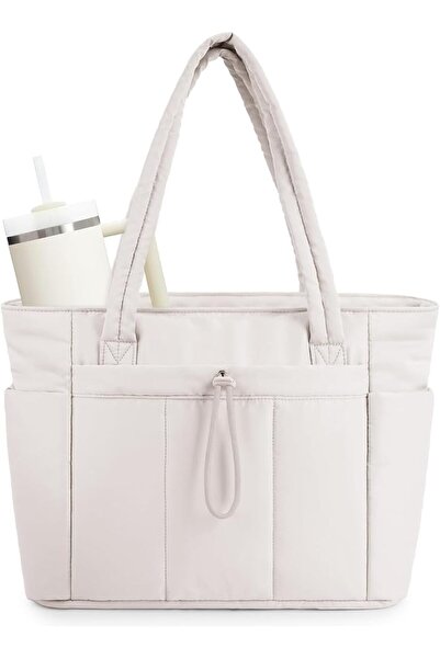 Arabest Shoulder Bag,Tote Bag for Women,with Cup Holder,15.6" Laptop Compartm...