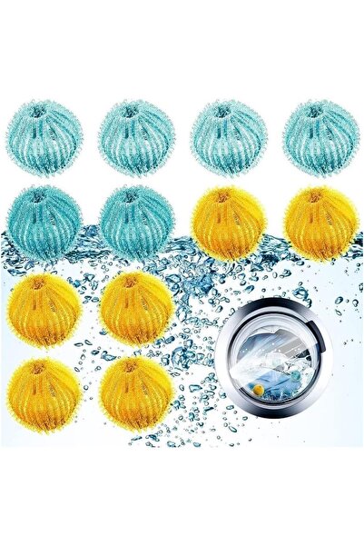 Arabest Laundry Balls,12-Piece Large Nylon Wash Balls,Reusable Lint & Hair Re...