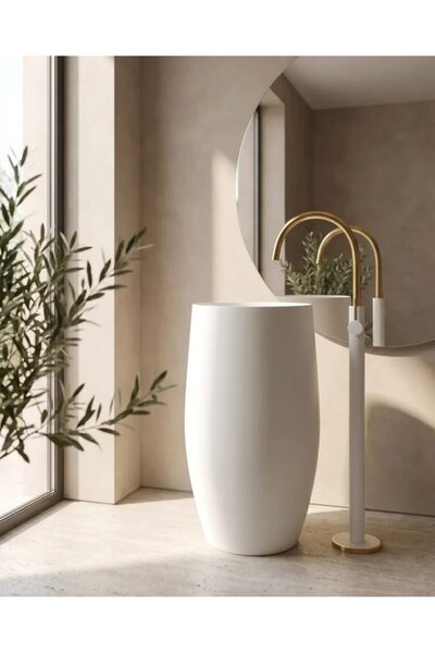 Pure Concept Ellora Beyaz Monoblok Lavabo