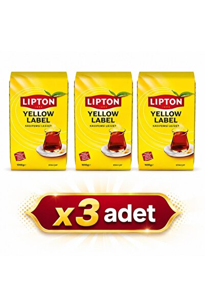 Lipton Yellow Label 1kg X3 Pieces