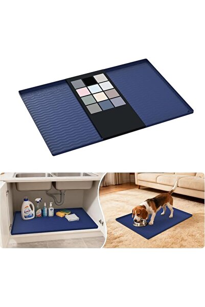 GENERAL URMONA Waterproof Silicone Under Sink Mat Shelf Liner for Kitchen and...