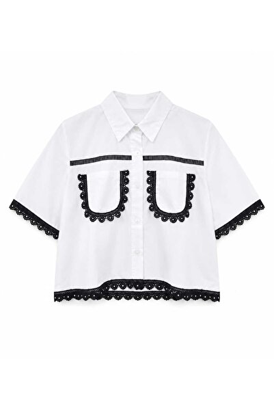 HANIQA Embroidery Patterned Shirt