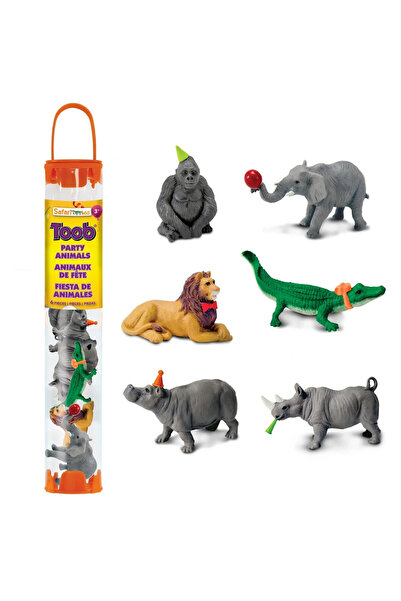 Safari Ltd Animale de petrecere. Set de figurine în tub