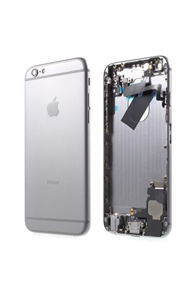 OEM Apple Μεταλλικό Κάλυμμα Μπαταρίας με Κουμπιά και Καλώδια Flex για iPhone ...