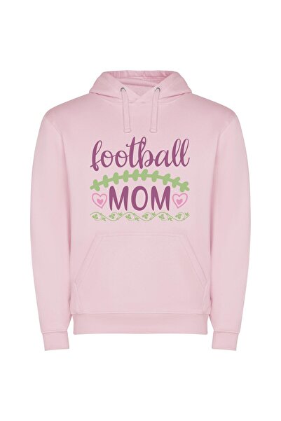 iLovePrints Gram's Gridiron Glam Φούτερ με κουκούλα σε χρώμα Ροζ