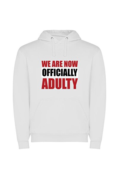 iLovePrints Maturity Reimagined: Adult Character Φούτερ με κουκούλα σε χρώμα ...