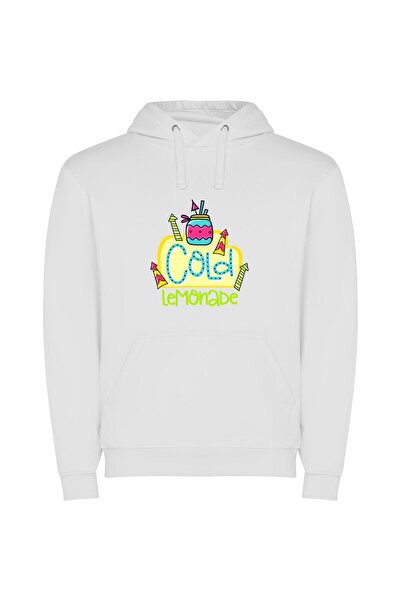 iLovePrints Delicious Frozen Delights Φούτερ με κουκούλα σε χρώμα Λευκό