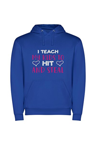 iLovePrints Stealthy Kid Academy Φούτερ με κουκούλα σε χρώμα Μπλε