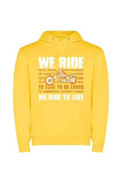 iLovePrints Revving Life's Emotions: Motorcycles Φούτερ με κουκούλα σε χρώμα ...
