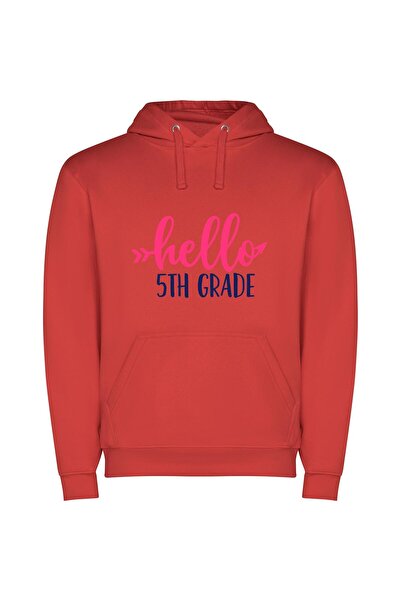 iLovePrints Vibrant Greetings: 5th Grade to High School Φούτερ με κουκούλα σε...