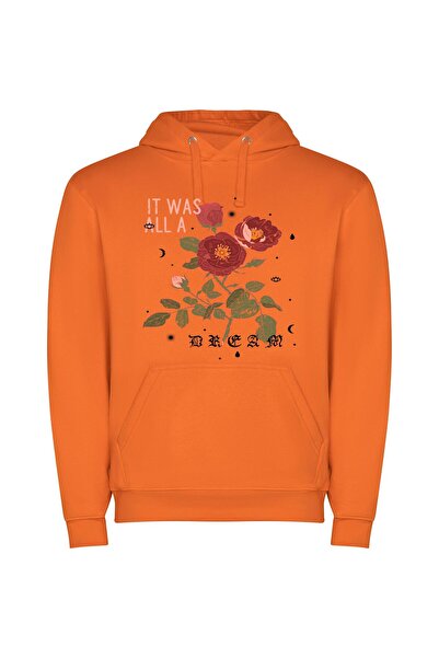 iLovePrints Rose's Exquisite Floral Illustration Φούτερ με κουκούλα σε χρώμα ...