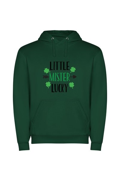 iLovePrints Lucky Lad Leprechaun Love Φούτερ με κουκούλα σε χρώμα Πράσινο