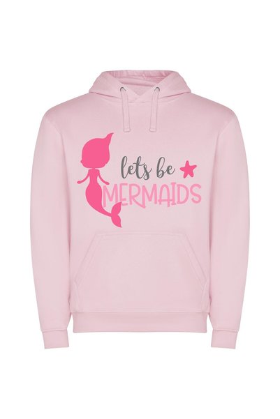 iLovePrints Enchanted Mermaid Moments Φούτερ με κουκούλα σε χρώμα Ροζ