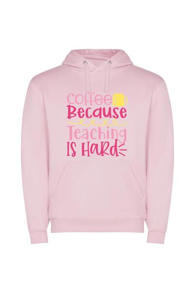 iLovePrints Coffee: Teaching's Invigorating Grind Φούτερ με κουκούλα σε χρώμα...