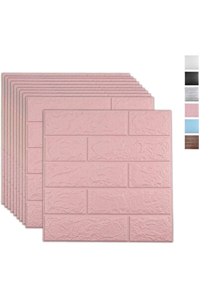Generic 10 PCS Pink 3D Wall Panels, 14.5 sq.feet Coverage, Printable Wallpape...