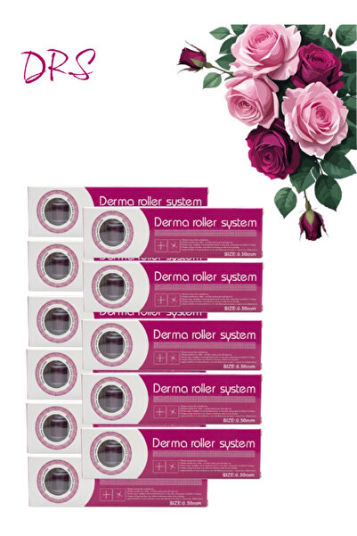 DRS 12 Pieces Derma Roller System 0.50mm