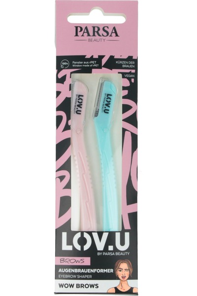 OEM LOV.U trimmer pentru sprâncene și față, 2 buc