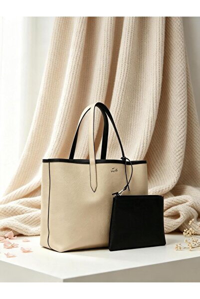 Lacoste Kids Women's Double sided Two tone Large Capacity Handbag Multi funct...
