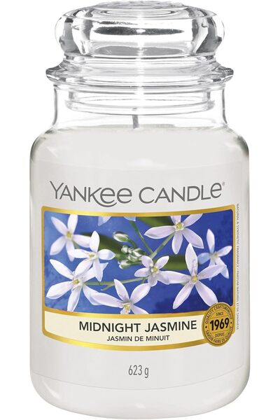 Yankee Candle Scented Candle | Midnight Jasmine Large Jar Candle | Burn Time:...