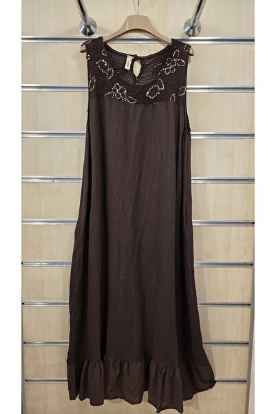 Park Moda Italian Sleeveless Linen Dress