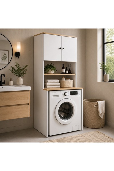 modül eva Moduleva Çamaşır Makinesi Dolabı /Kurutma Makinesi Dolabı / Çok Ama...