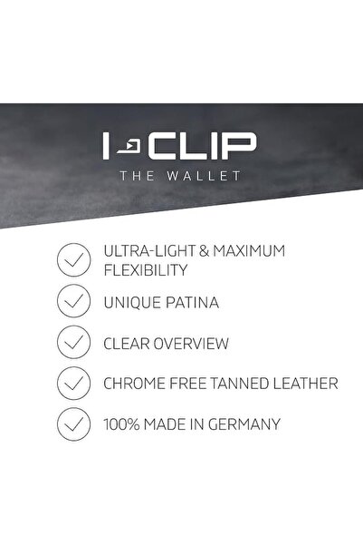 I Clip I-CLIP - AdvantageR Leather - Slim Wallet - Minimalist, Thin Design & ...