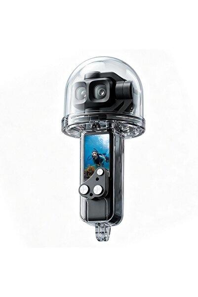 Choice حافظة غوص شفافة مقاومة للماء من PULUZ بطول 50 مترًا لـ DJI Osmo Pocket 4P