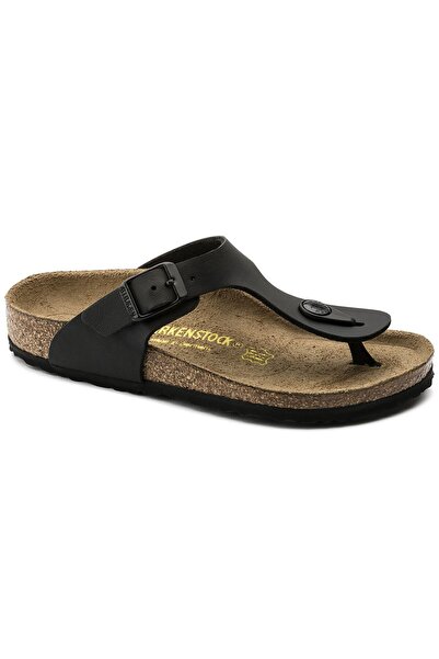 Birkenstock Gizeh Bf Kids Black Slippers 846143 Juststep