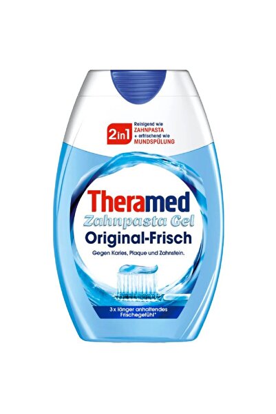 Theramed 2 σε 1 Πρωτότυπη Φρέσκια Οδοντόκρεμα Τζελ με Αποτέλεσμα Στοματικού Ν...