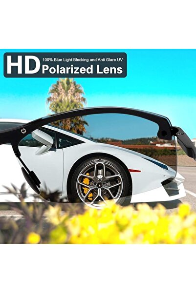 MIRYEA Photochromic Polarized Sunglasses for Men Women Day and Night UV Prote...