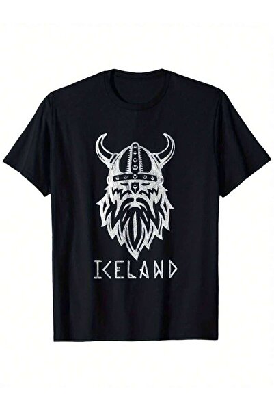 kai22 Vintage Viking Of Iceland Loose Style New Unisex Short-Sleeved T-Shirt,...