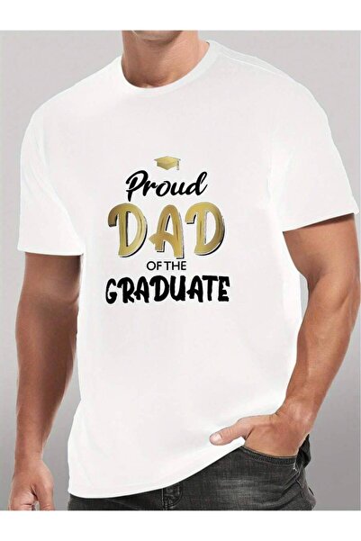 9TAY Men'S Casual T-Shirt With A Retro Street Style DAD Print, Breathable Sho...