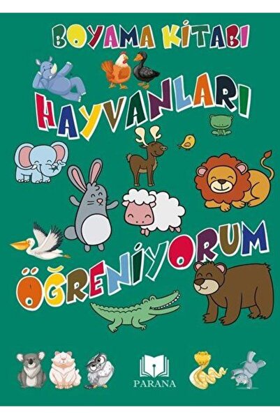 Parana Yayınları I'M Learning Animals - Coloring Book